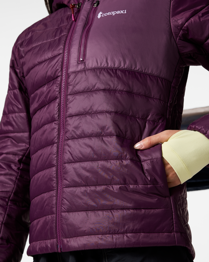 Acodo Insulated Hooded Jacket - Women's - Acai - US 3300