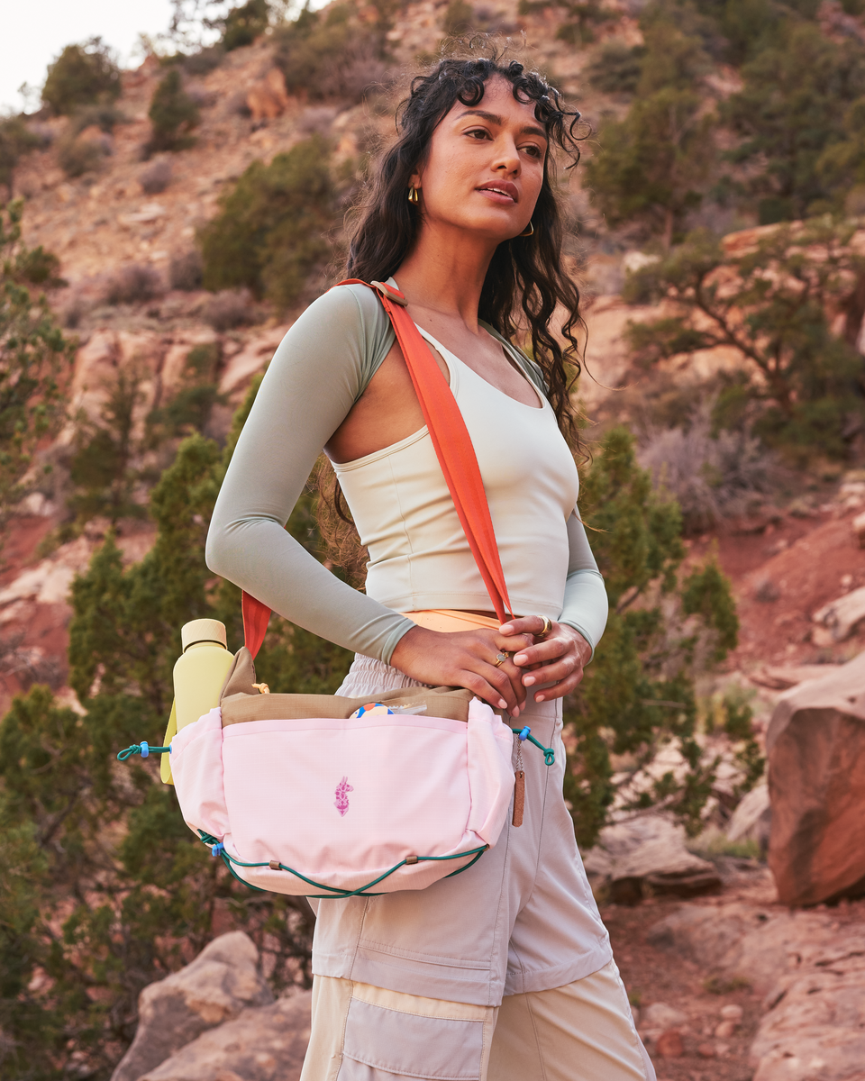 Cotopaxi X FP Movement 9L Shoulder Bag - Ginger/Powder Pink - US 7560