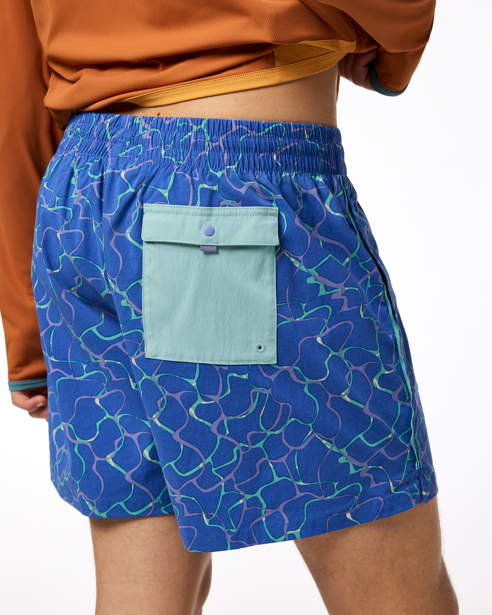 Brinco 5" Short - Print - Men's - Splash Azure - US 4719