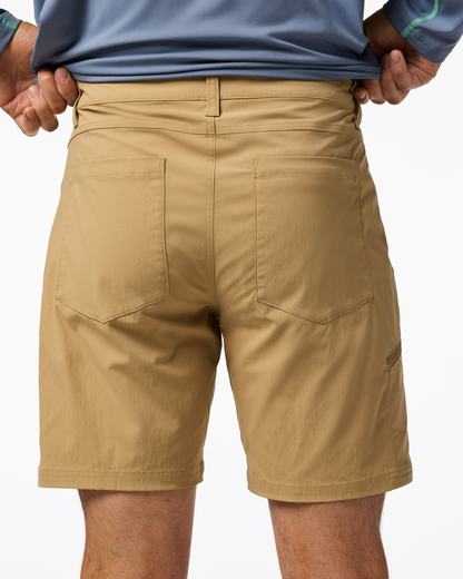 Coraje Tech Short - Men's - Khaki - US 7206