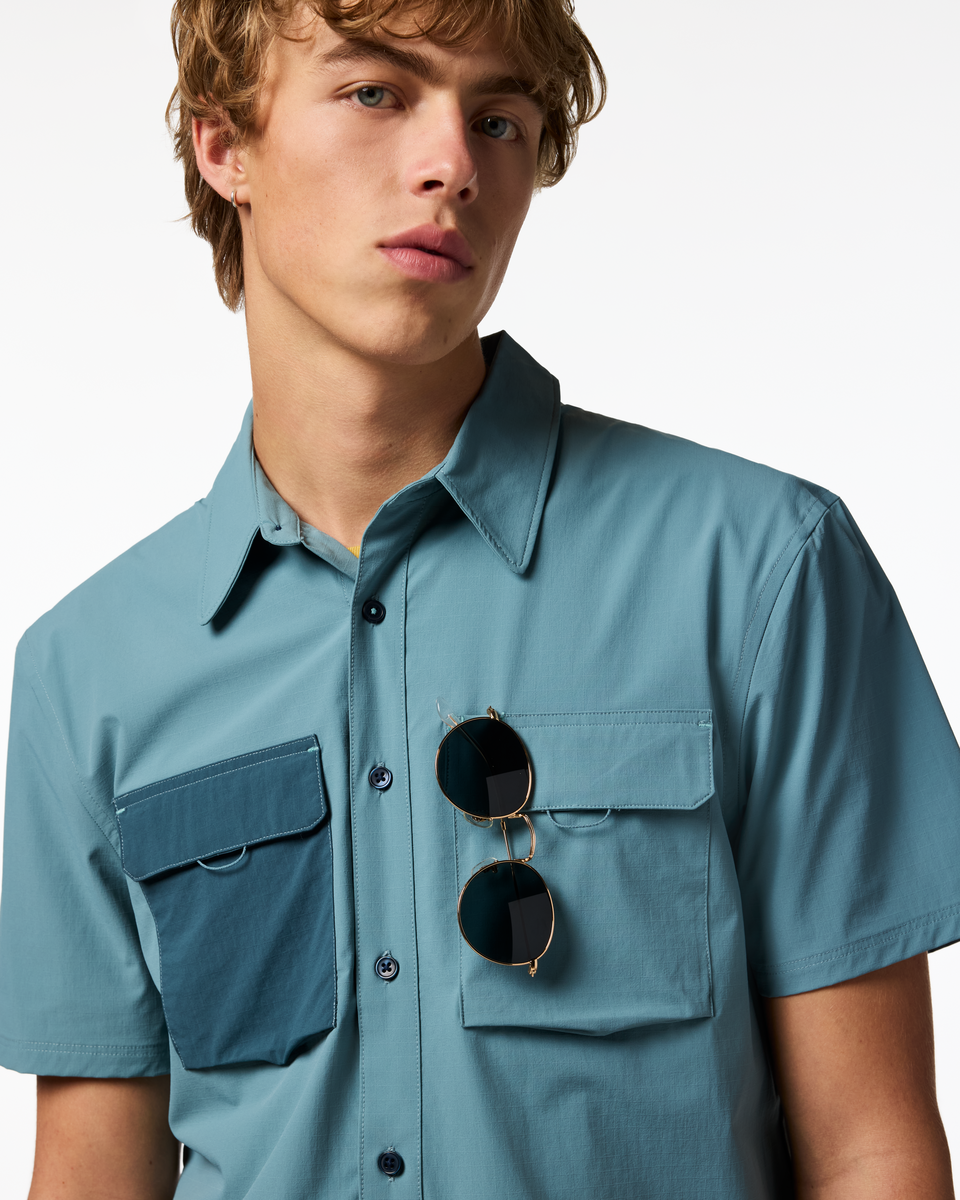 Solta Short-Sleeve Sun Shirt - Men's - Everglade - US 5806