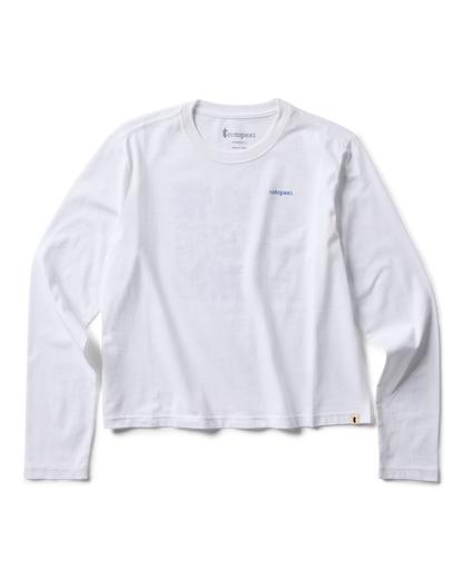 Flower Patch Long-Sleeve T-Shirt - Women's - White - US 6324