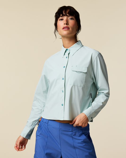 Solta Long-Sleeve Sun Shirt - Women's - Surf - US 6649