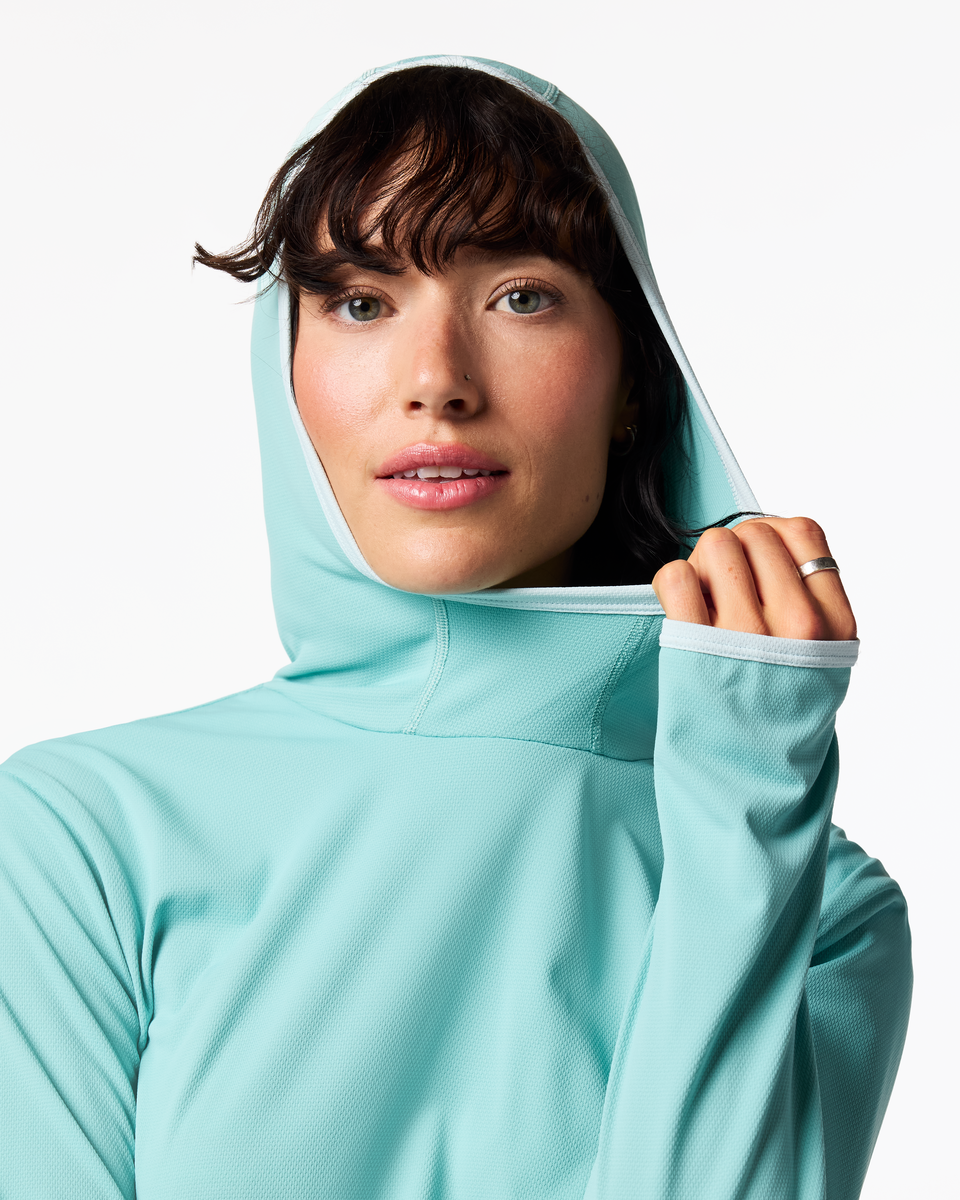 Sombra Sun Hoodie - Women's - Tide Pool - US 0146