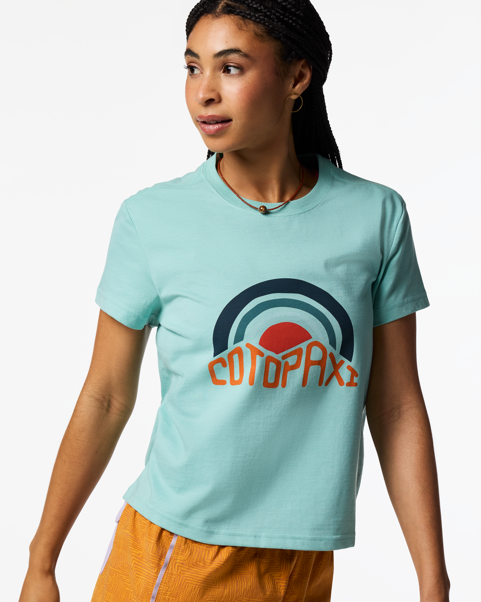 Sunset Embers T-Shirt - Women's - Tide Pool - US 1807